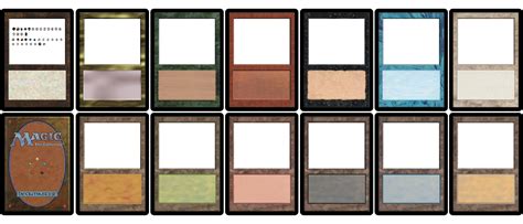 magic the gathering card template